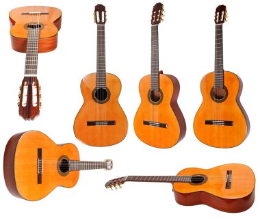 izole klasik akustik gitar seti