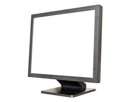 ekranı yan görünüm ile siyah ekran kesme