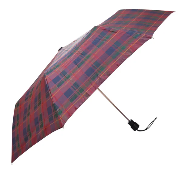 テレスコ ピックの市松模様の傘の側面図 — ストック写真