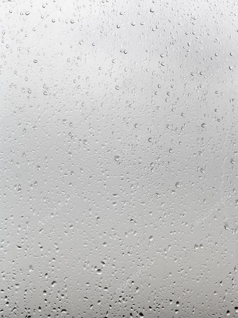 background from rain drops on window pane