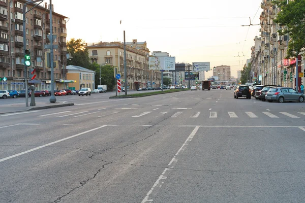 Traversée piétonne dans la rue à Moscou — Photo