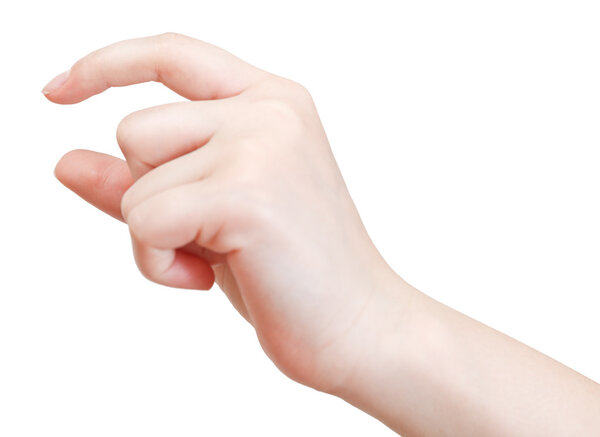 showing small size - hand gesture