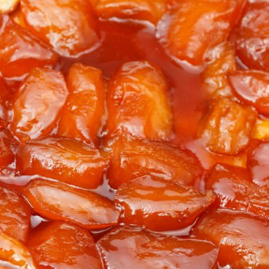 elmalı turta tarte tatin yakın çekim