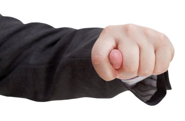 incir işareti - el hareketi önden görünümü