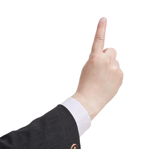 Attantion sign - hand gesture — Stock Photo, Image