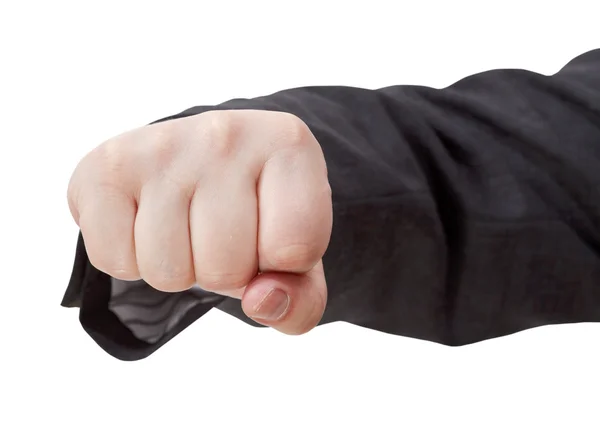 Front view of fist punch - hand gesture — Stock Photo, Image