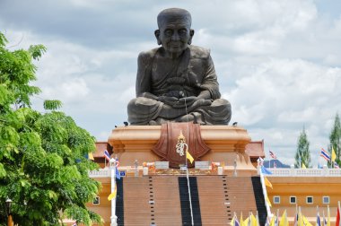 keşiş luang pu thuad heykeli Tayland