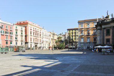 kare piazza dante alighieri, Napoli, İtalya