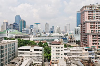 modern bir yerleşim bölgesi bangkok City