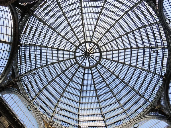 Dome of Umberto the I st Gallery, Naples — Stock Photo, Image