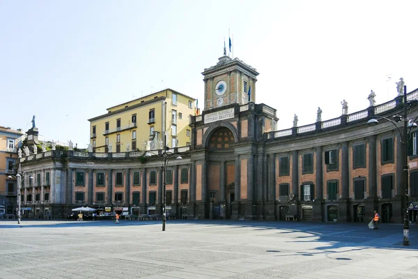 Colegio Nacional en Piazza Dante Alighieri, Nápoles —  Fotos de Stock