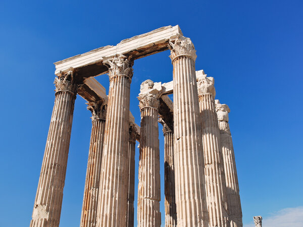 colonnade of Temple of Olympian Zeus, Athens
