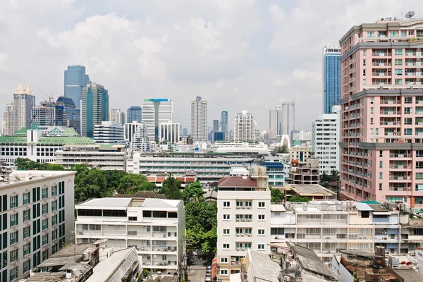 Modern stadsdel i Bangkok — Stockfoto