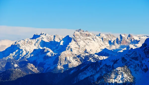 Panorama pohoří Dolomity Dolomity, Itálie — Stock fotografie