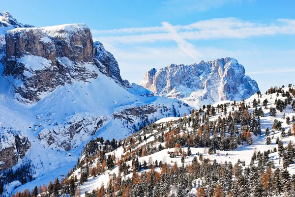 Paysage avec montagne Dolomites, Italie — Photo