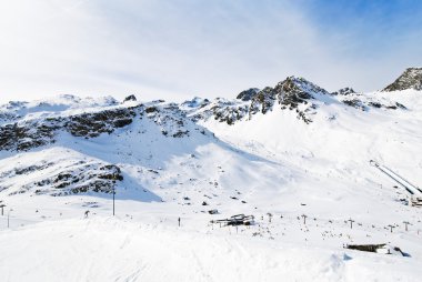 dağların yakınlarında kasaba tighnes içinde paradiski, Fransa