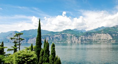 malcesine şehir garda Gölü Panoraması