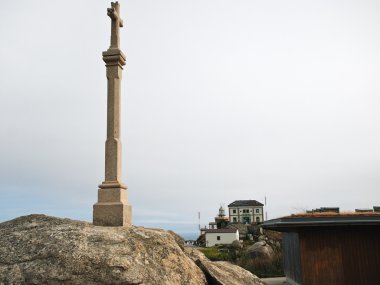 çapraz ve cape finisterre üzerinde görüş-in deniz feneri
