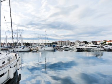Biograd na moru kasaba, Hırvatistan demirleme yat