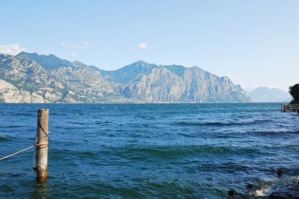意大利加尔达湖景观 — 图库照片