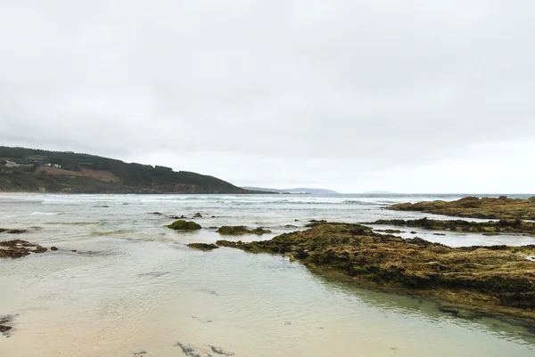 Vue sur le golfe de Gascogne dans la région La Coruna, Galice — Photo