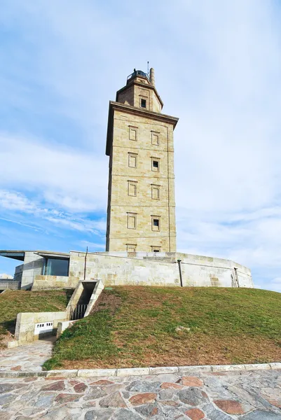 Alter römischer Leuchtturm von Herkules, Spanien — Stockfoto