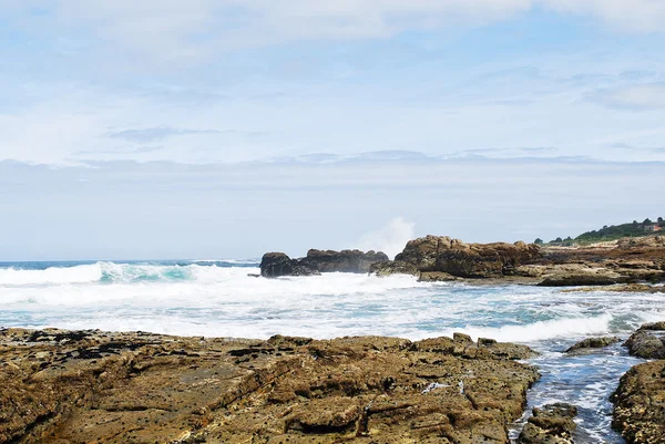 Bord de mer de l'océan Atlantique à Costa da Morte, Espagne — Photo