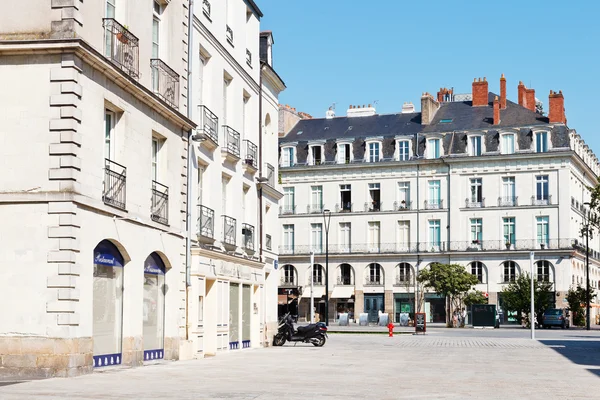 Náměstí place du bouffay v nantes, Francie — Stock fotografie