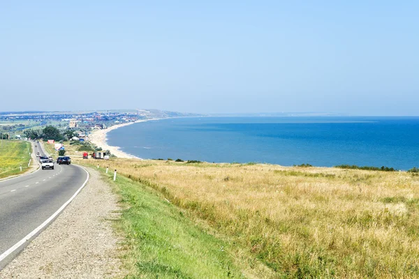 Golubitskaya Russia Luglio 2014 Vista Del Villaggio Turistico Golubitskaya Sulla — Foto Stock