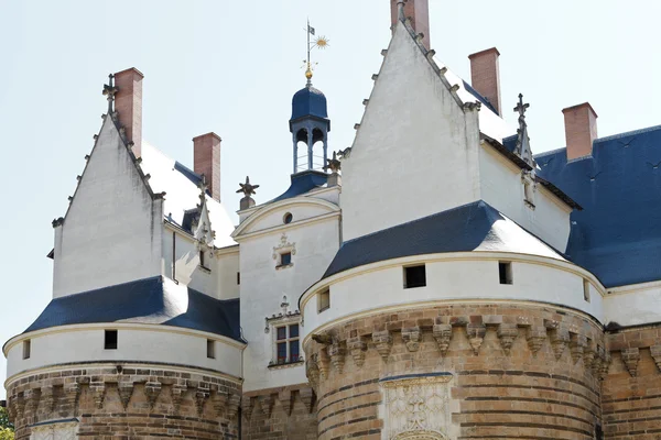 Torres del Castillo de los Duques de Bretaña, Nantes — Foto de Stock