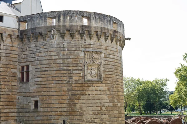 Torre del Castillo de los Duques de Bretaña en Francia — Foto de Stock