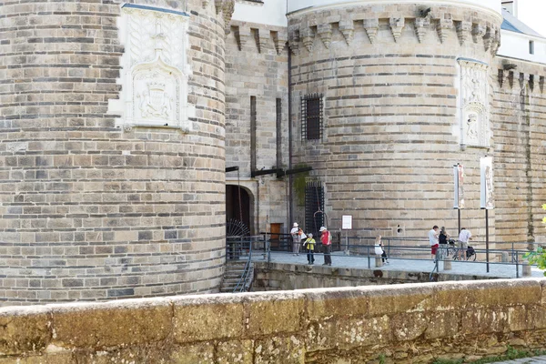 Eingang im Schloss der Herzöge der Bretagne in Nantes — Stockfoto