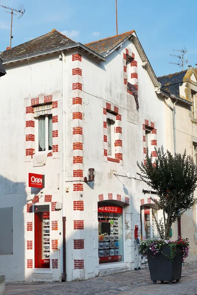 Street Rue de Salorges in Le Croisic town, França — Fotografia de Stock