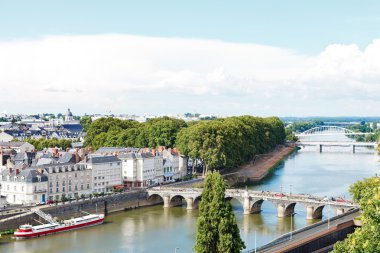 Monge quai ve köprüler anges City, Fransa