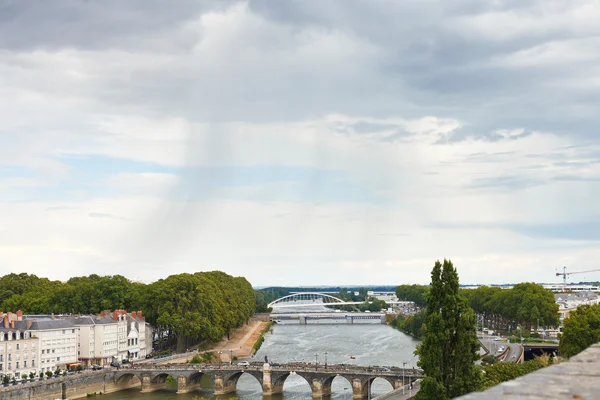 Bridges Pont de Verdun in Angers, France — Stock Photo, Image