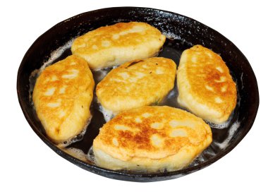 soğan ve tavada yumurta köftesi