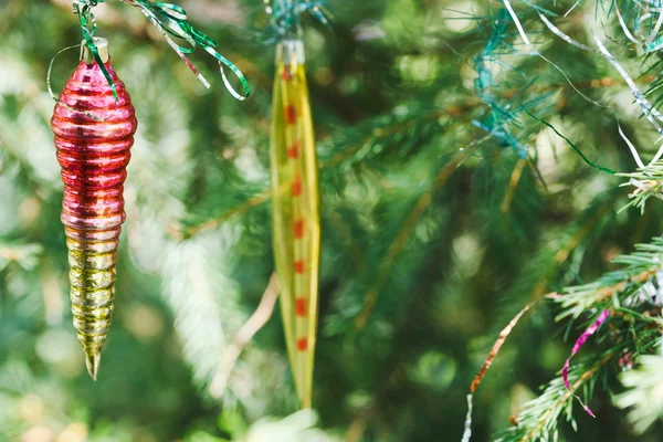 Vintage ijspegels Kerstdecoratie — Stockfoto