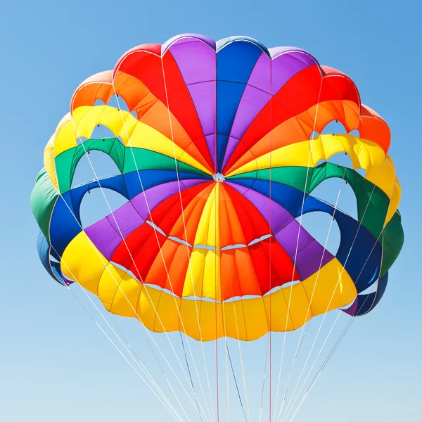 Навіс парашута для парашутного — стокове фото