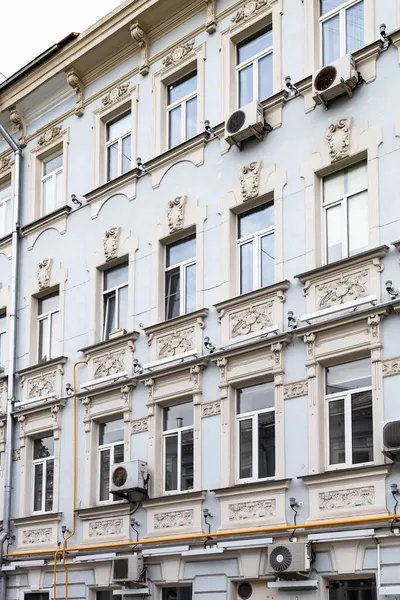 Fassade Eines Alten Wohnhauses Rozhdestvensky Boulevard Moskau War Das Herrenhaus — Stockfoto