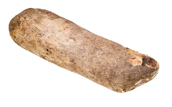 Целый Клубень Африканского Картофеля Изолирован Белом Фоне — стоковое фото