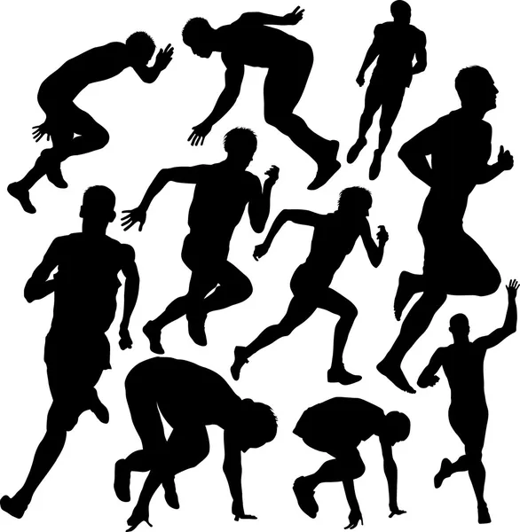 çalışan siluet vektör