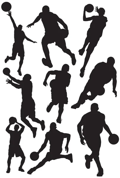 basketbol oyuncuları Vector silhouettes