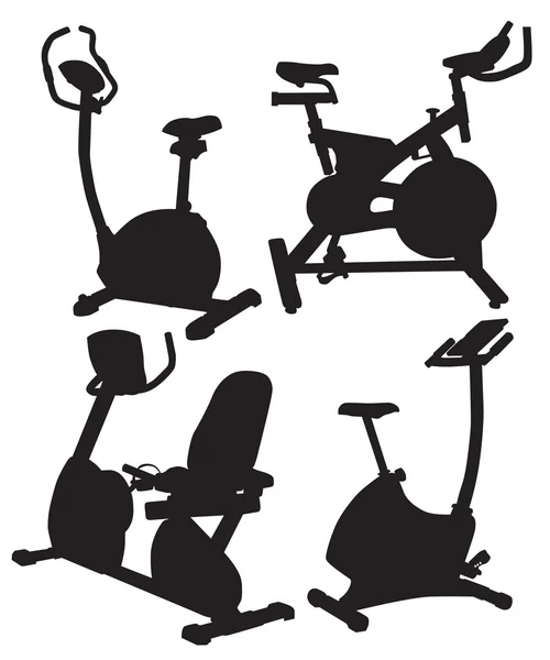 Fitness vector bicicleta — Archivo Imágenes Vectoriales