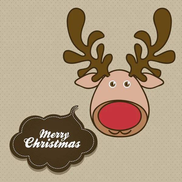 Rodolph the reindeer — Stockvector