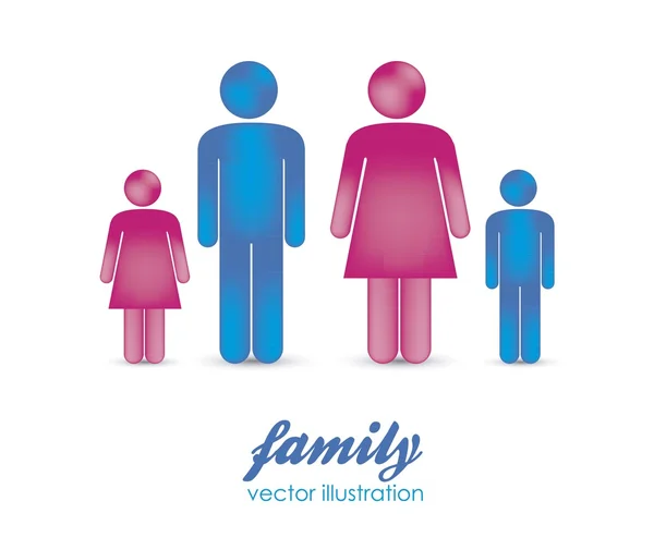 Att göra en familj — Stock vektor