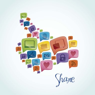 Sosyal el başparmak ile