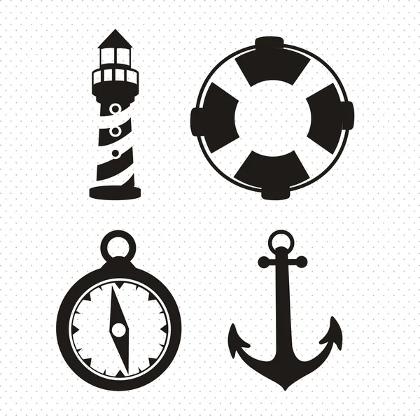Offshore ikony — Wektor stockowy