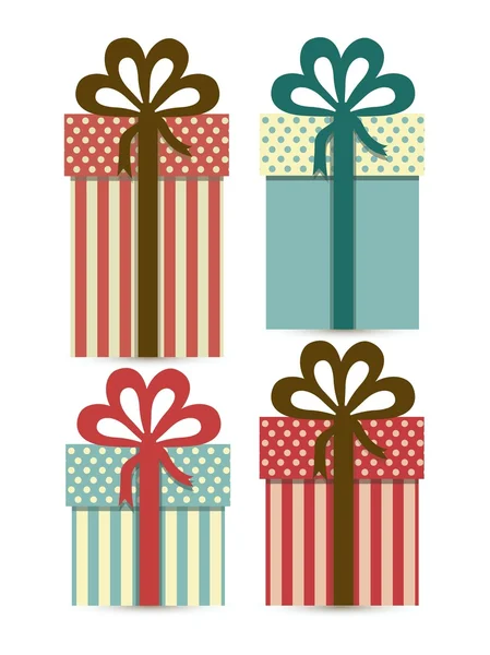 Illustrazione di scatole regalo — Vettoriale Stock