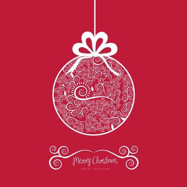 Boule de Noël — Image vectorielle