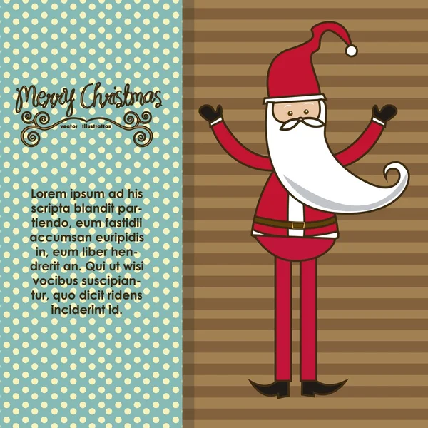 Moderne santa claus — Stockvector